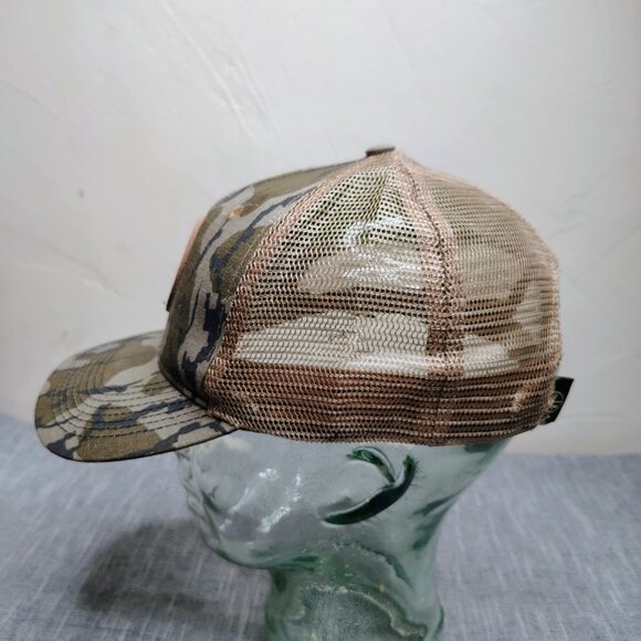 Leupold Optics Trucker Hat Cap Snap Back Tree Bark Camo Mesh Hunting Work Men's - Picture 4 of 12